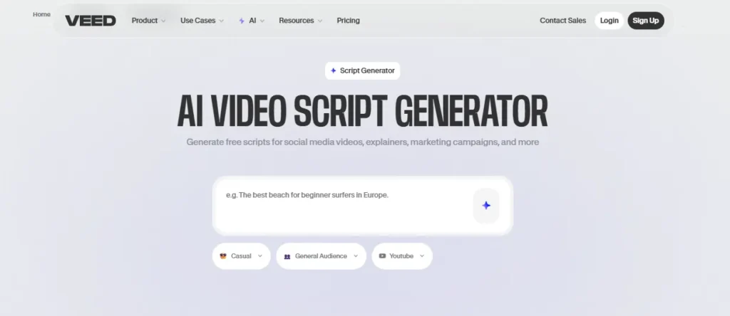 Write Perfect YouTube Scripts in Minutes with AI