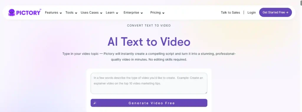 Pictory AI Features