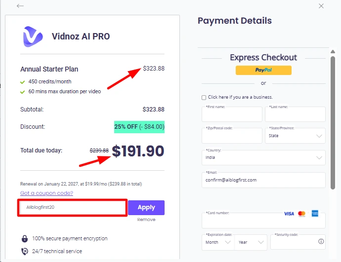 Step-by-Step Guide to Applying Your Vidnoz Promo Code