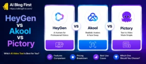 HeyGen vs Akool vs Pictory