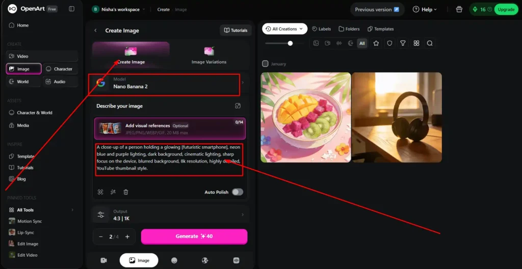 How to Use OpenArt for YouTube Thumbnails 
