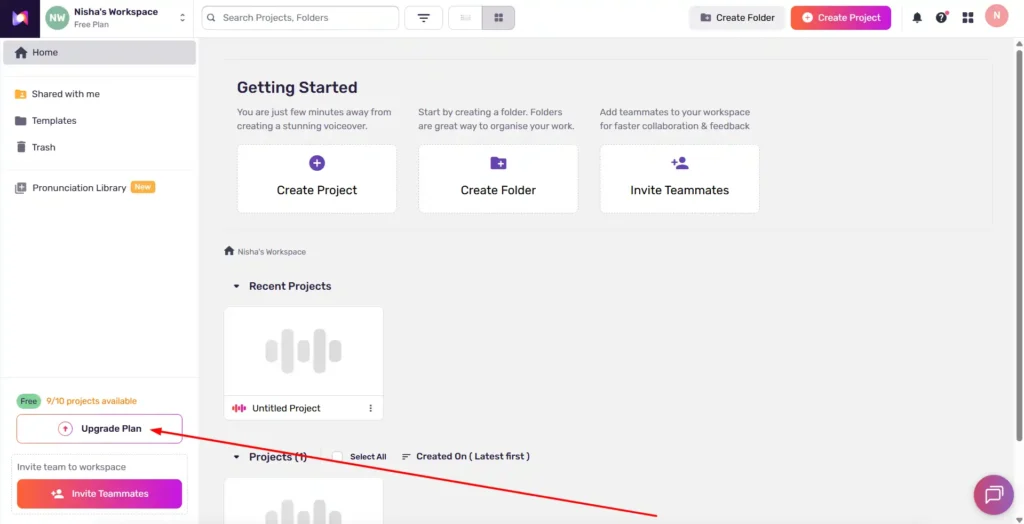 Does Murf AI offer voice cloning on standard plans?