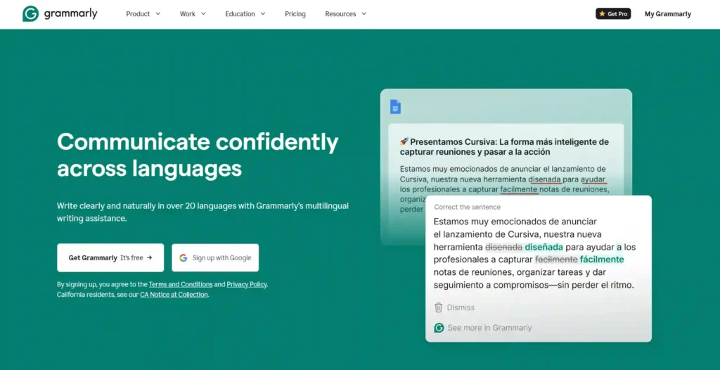 Language Support