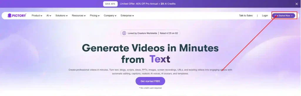 Step-by-Step: How to Sign Up for the Pictory AI Free Trial