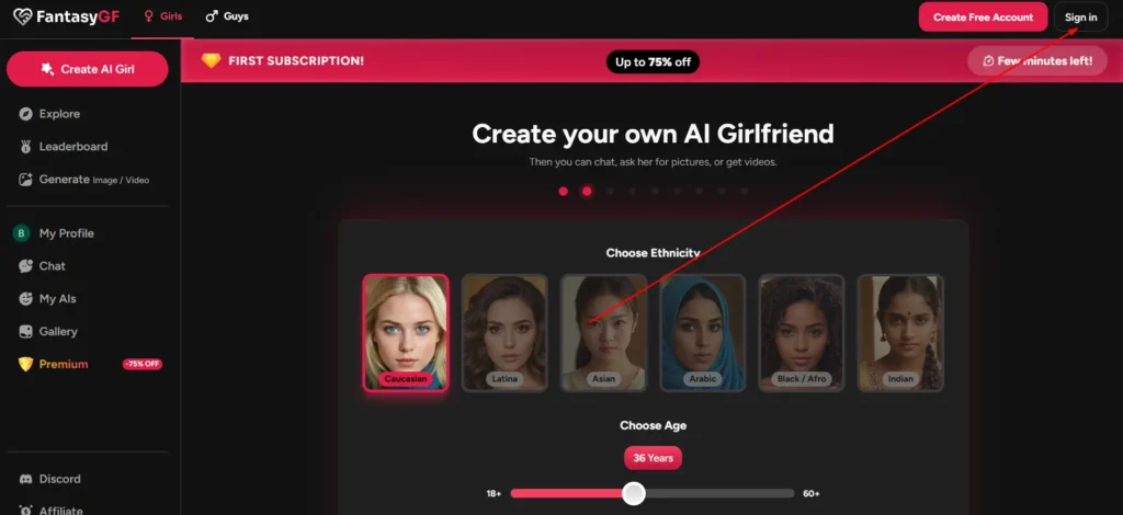 Sign-Up Process & Ease of Use: OurDream AI vs FantasyGF