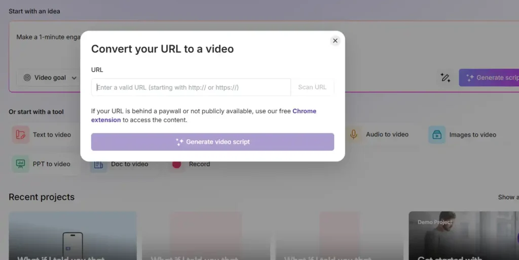 How to Use Pictory AI: Blog Post or URL to Video