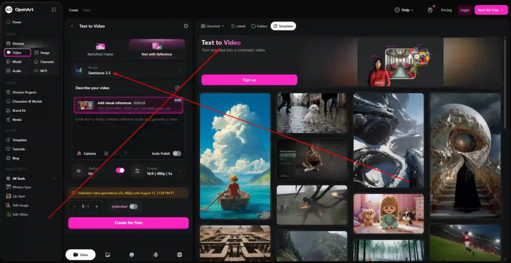 Key Features of OpenArt Seedance 2.5